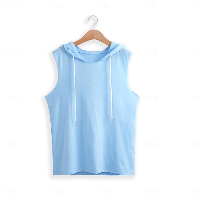 Versatile Sleeveless Hooded Tank Top for Summer Fitness and Casual Wear