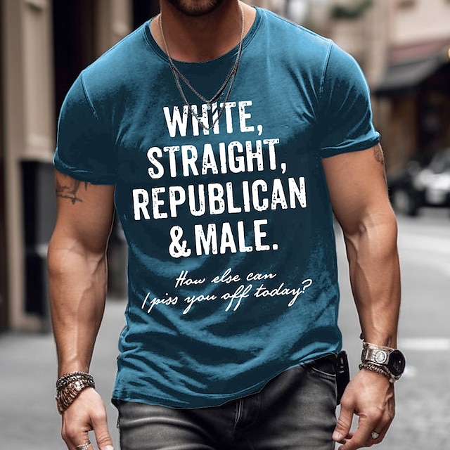 Unisex Graphic Crew Neck T-Shirt with 3D Print, Vintage Design for Outdoor and Daily Wear, Short Sleeve Tee